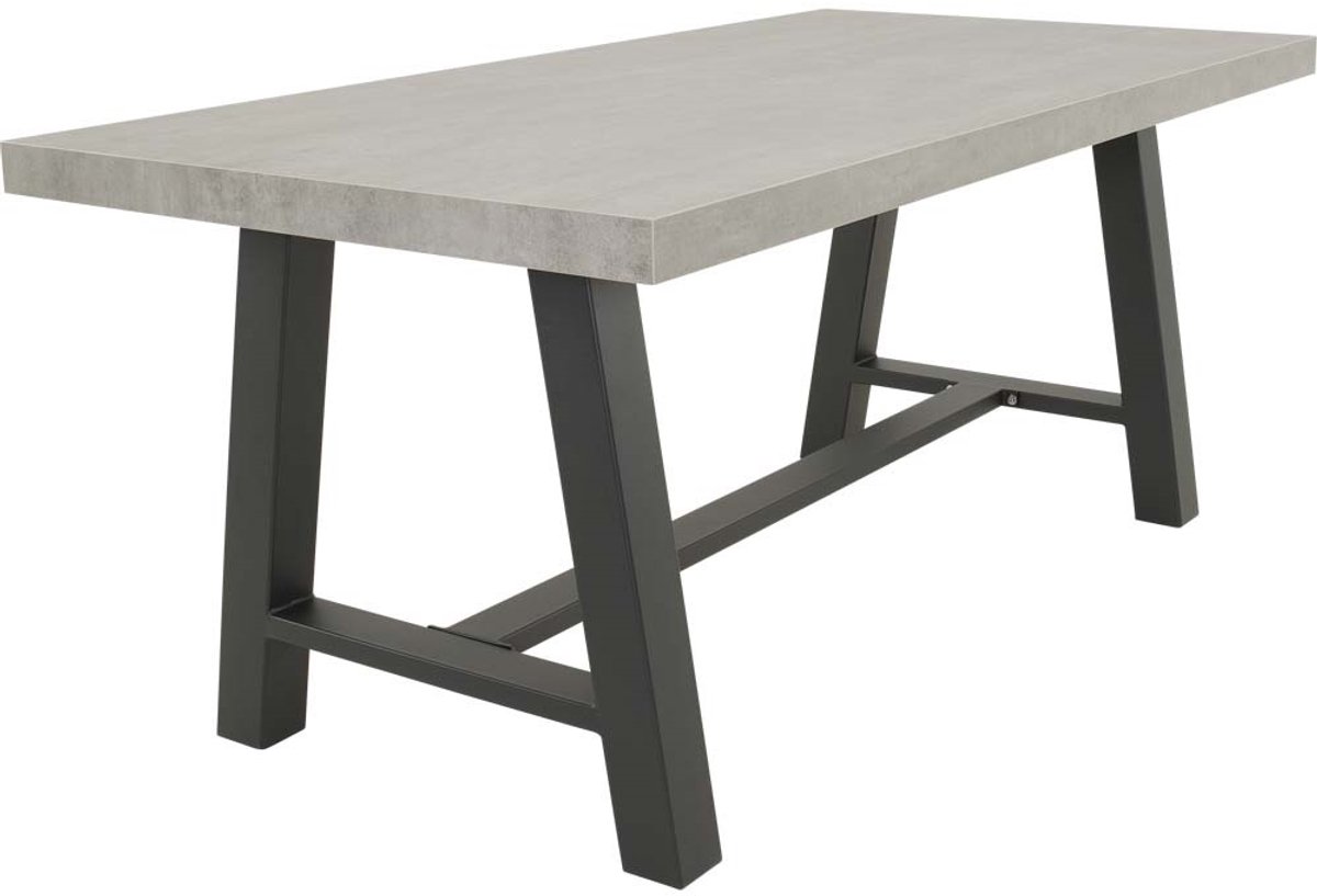 Lesli Living - Tuintafel Fresco - Grijs - 180x90x75cm