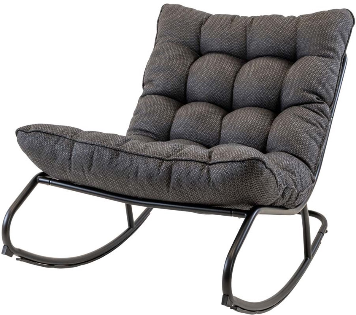 Lesli Living - Bistrostoel Zenzi - Zwart - 71x115,5x73,5∕37cm