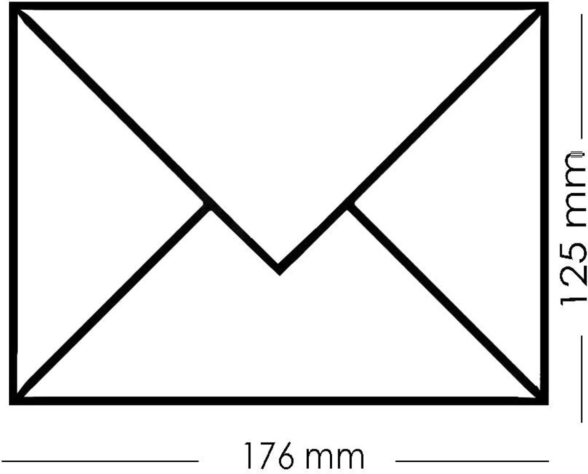 Bruiloft Enveloppen - Briefkaarten Set - Uitnodigingen Versturen - Zelfdichtend - B6 125x175 mm - Wit Met Voering