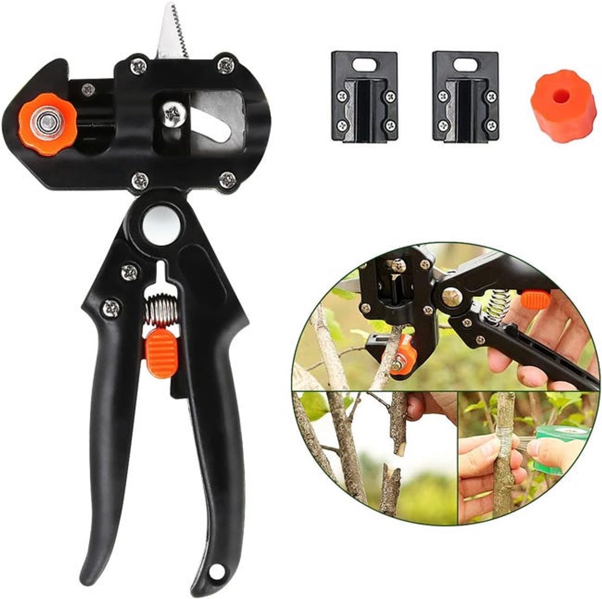 Entschaar, tuinsnoeischaar, enttang, 2-in-1 entschaar, boomenttang, professioneel entgereedschap