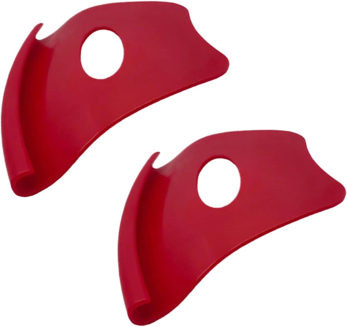 Velgbeschermer Bandenwissel - Velgrand Beschermer - Motor Banden Onderhoud - Dubbele Verhoogde Hielen - 14x25cm - Rood
