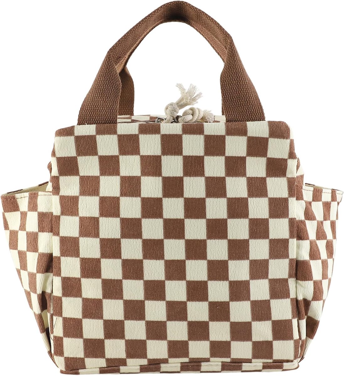 Picknicktas - Picknickmand - Lunchtas - Lunch Bag - Koeltas - Koelrugtas - Koelrugzak - Cooler Bag - Thermotas - Corduroy - 12L - Rijstkleur - van Imperatoris