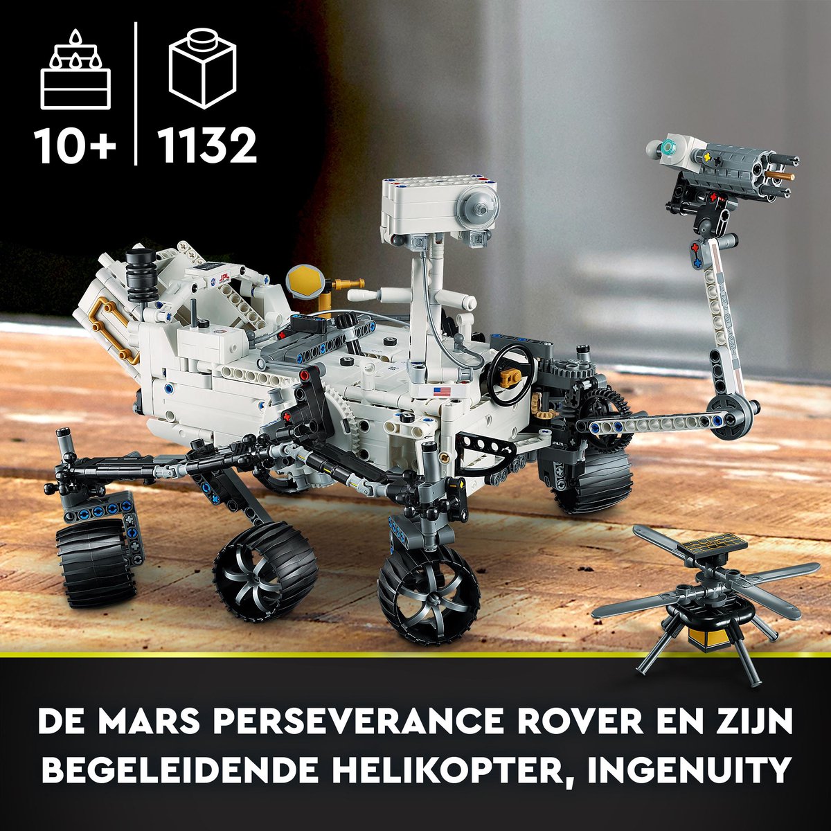 LEGO Technic NASA Mars Rover Perseverance Ruimte Set - 42158 — afbeelding 7