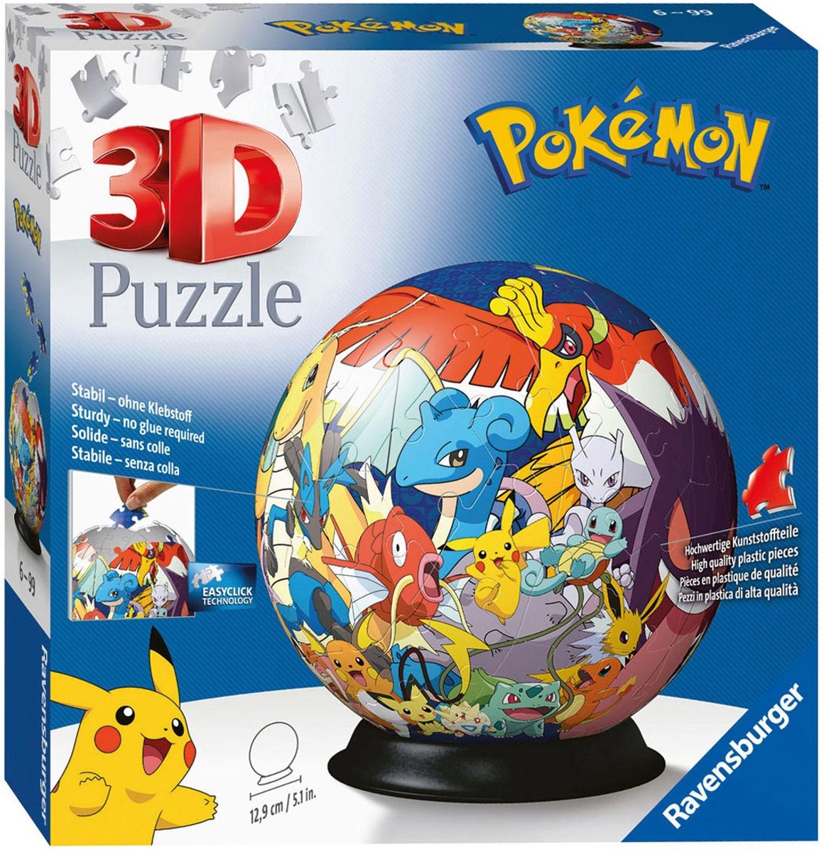 Ravensburger 3D-puzzel PokÃ©mon Bal - 72 stukjes — afbeelding 10