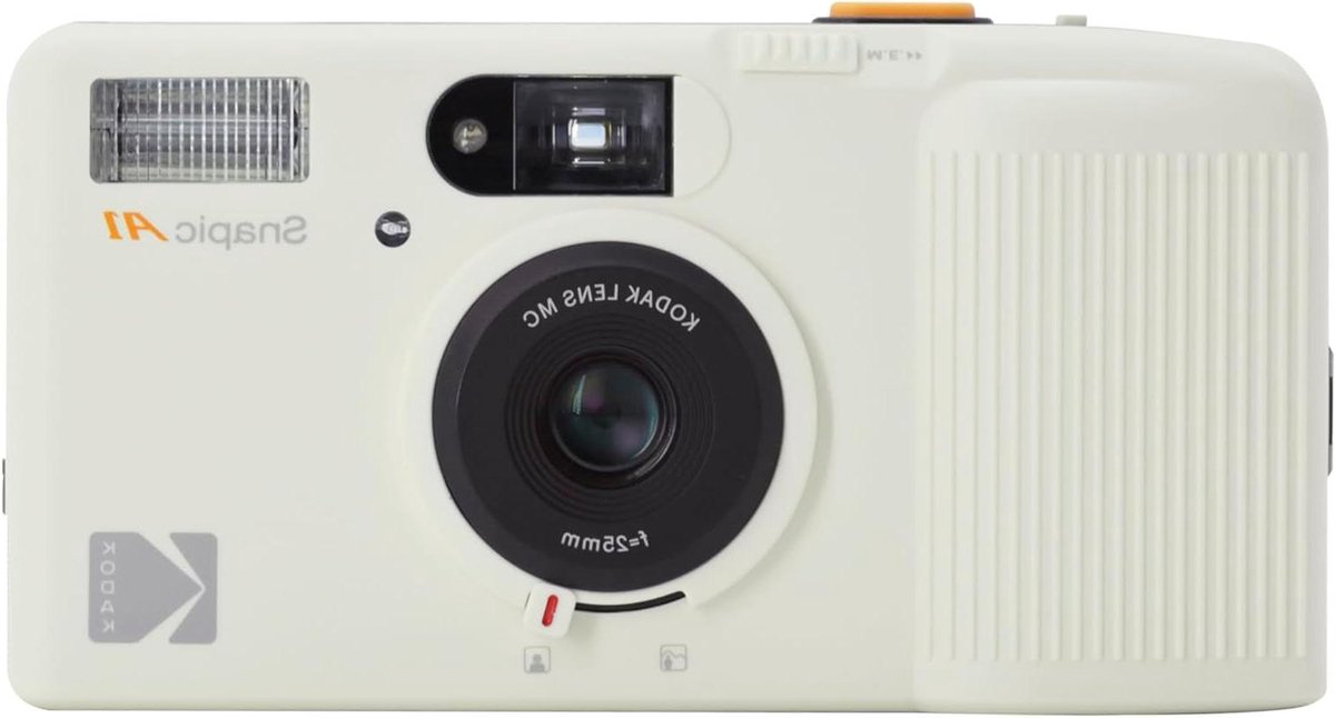 35mm Filmcamera - Herbruikbare camera - Analoge fotografie - Meerdere belichtingen - Compact ontwerp - Ivoorwit