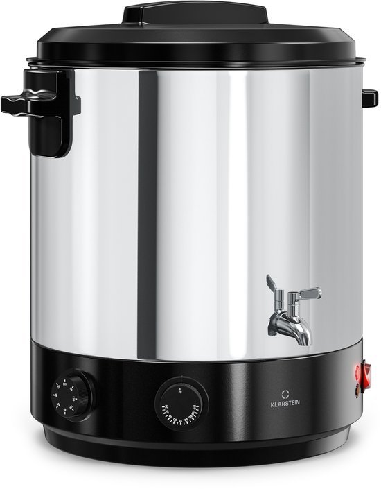 Klarstein Biggie Mechanic Inmaakketel, 25 liter roestvrijstalen inmaakmachine...