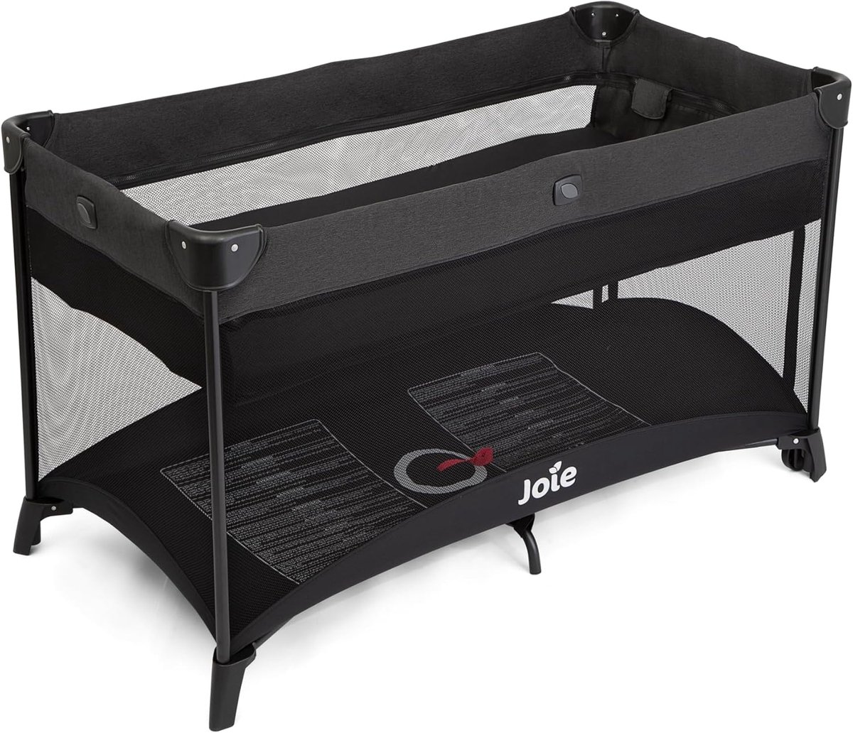 Reisbed - Reiswieg - Babykamer - Compact inklapbaar - 126.5 x 65 x 80.5 cm - Shale