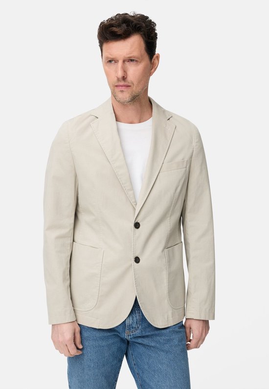 camel active Elastisch colbert met veiligheidszak - Maat menswear-52 - Beige