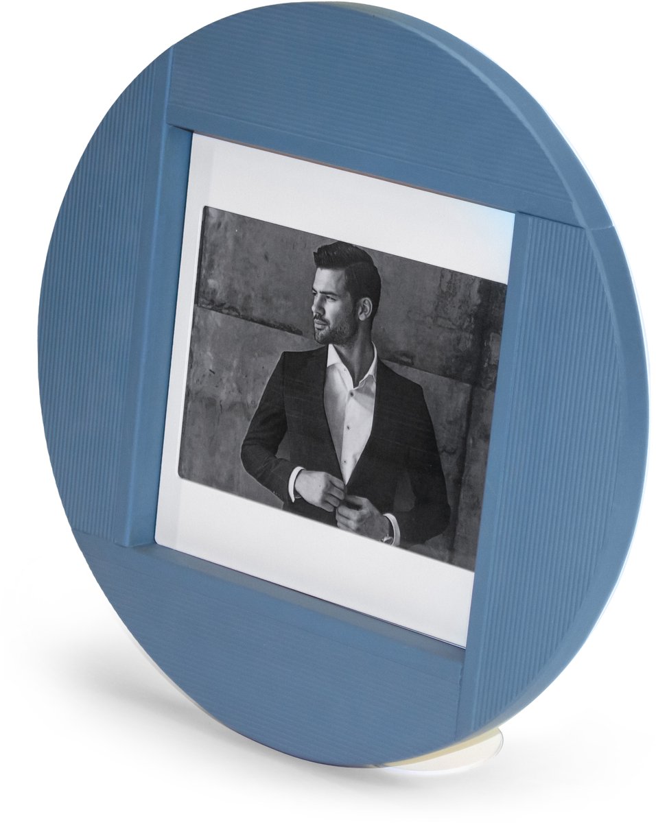 ARIT Fotohouder OPERA – Ronde Massief Beukenhouten Fotolijst 13 x 18 cm – Blauw