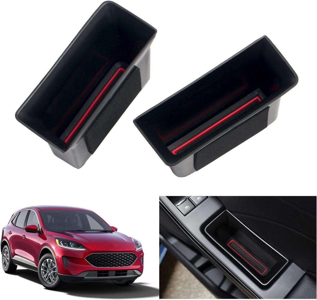 Opbergdozen Deurgreep - Autorganizer - Auto Interieur - Extra Ruimte Creëren - 2 Stuks