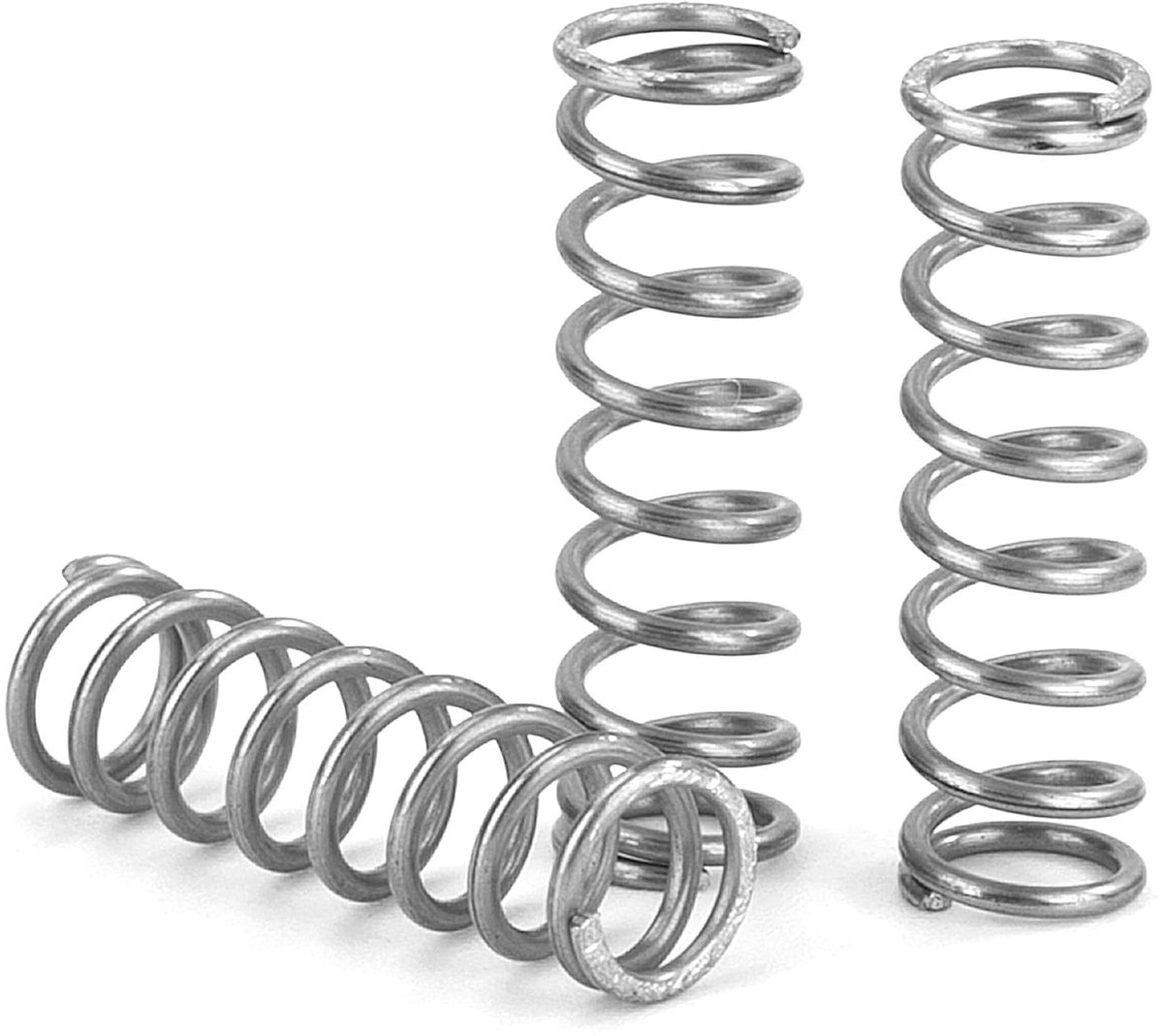 Drukveren Roestvrij Staal - Compressieveren Set - Mechanische Toepassingen - Roest- en Corrosiebestendig - 20mm Lengte 6mm Diameter