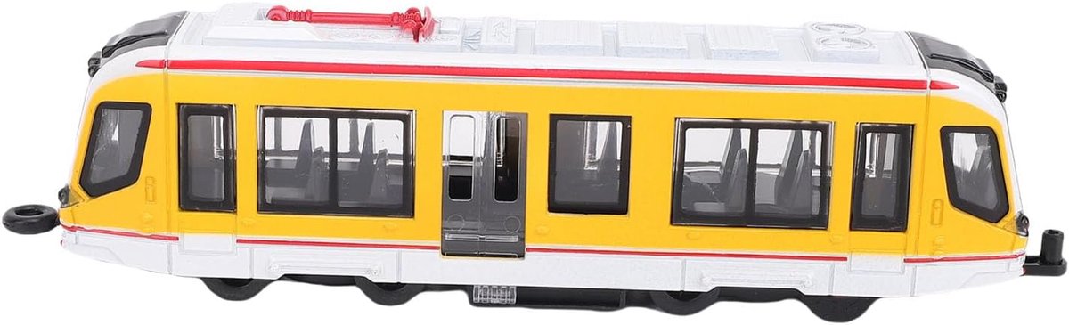 Speelgoed Trein - Bouwset Trein - Kinderspel - Dubbelzijdig Model - 22 x 9 x 6 cm - Geel