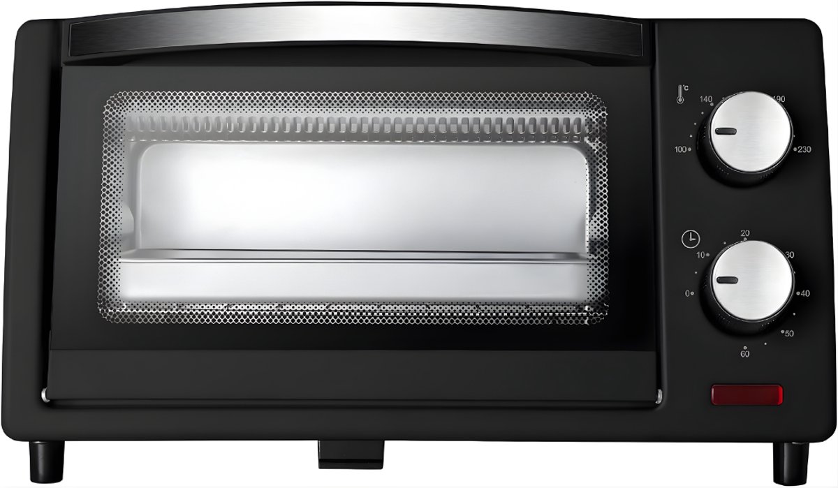 DnA® Mini Oven - Camping Oven - Mini Oven Vrijstaand - Zwart - 25cm x 22cm x 37cm