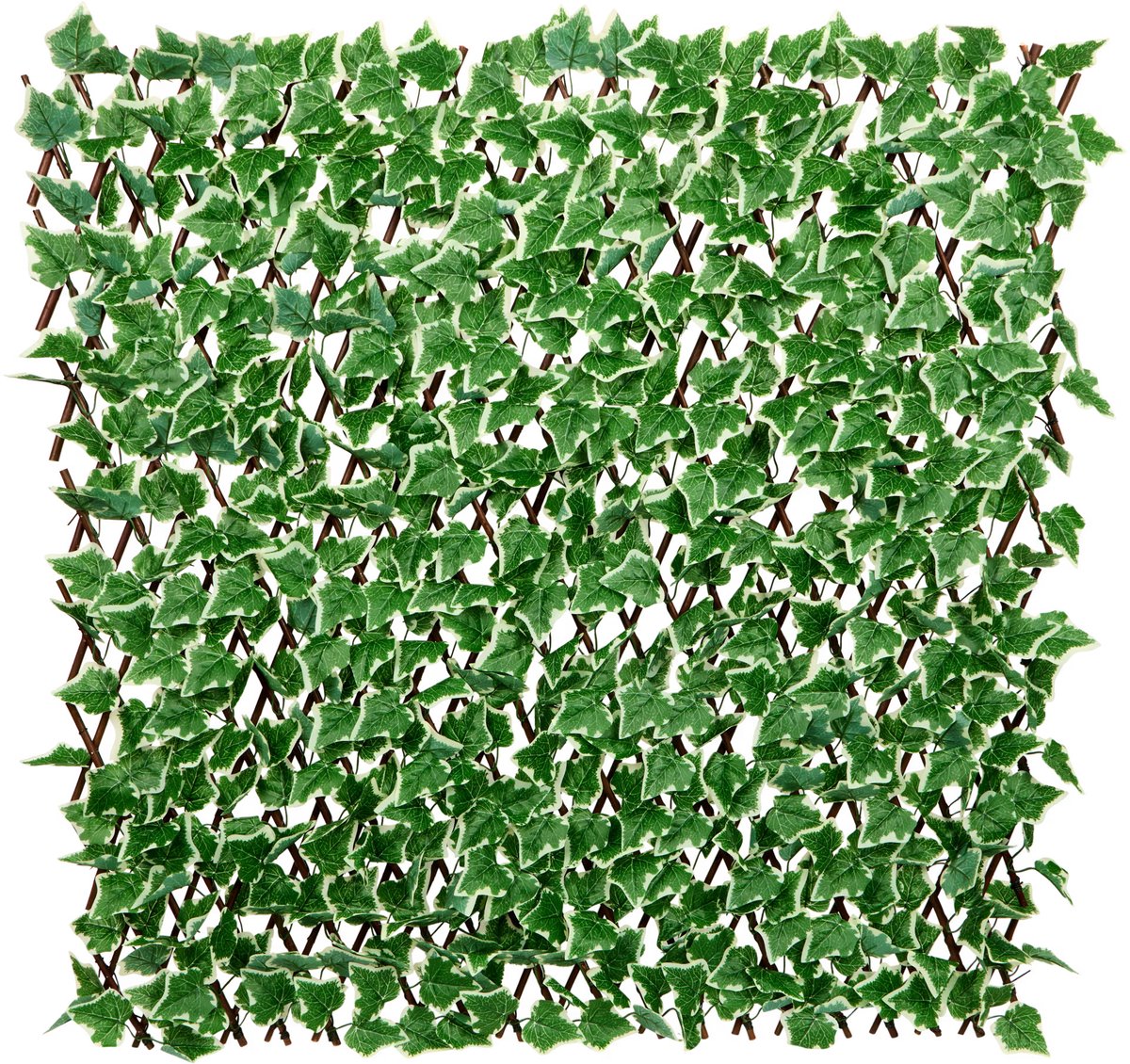 Kunsthaag – Uitschuifbaar – 180 x 90 cm – Kunstklimop – Kunst Klimop – Tuinscherm – Balkonscherm