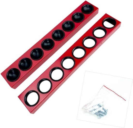 Biljartkeu Rek - Keuhouder Organizer - Biljartkamer Inrichting - Verstelbaar 2-Delig Ontwerp - 49cm Lengte — afbeelding 4