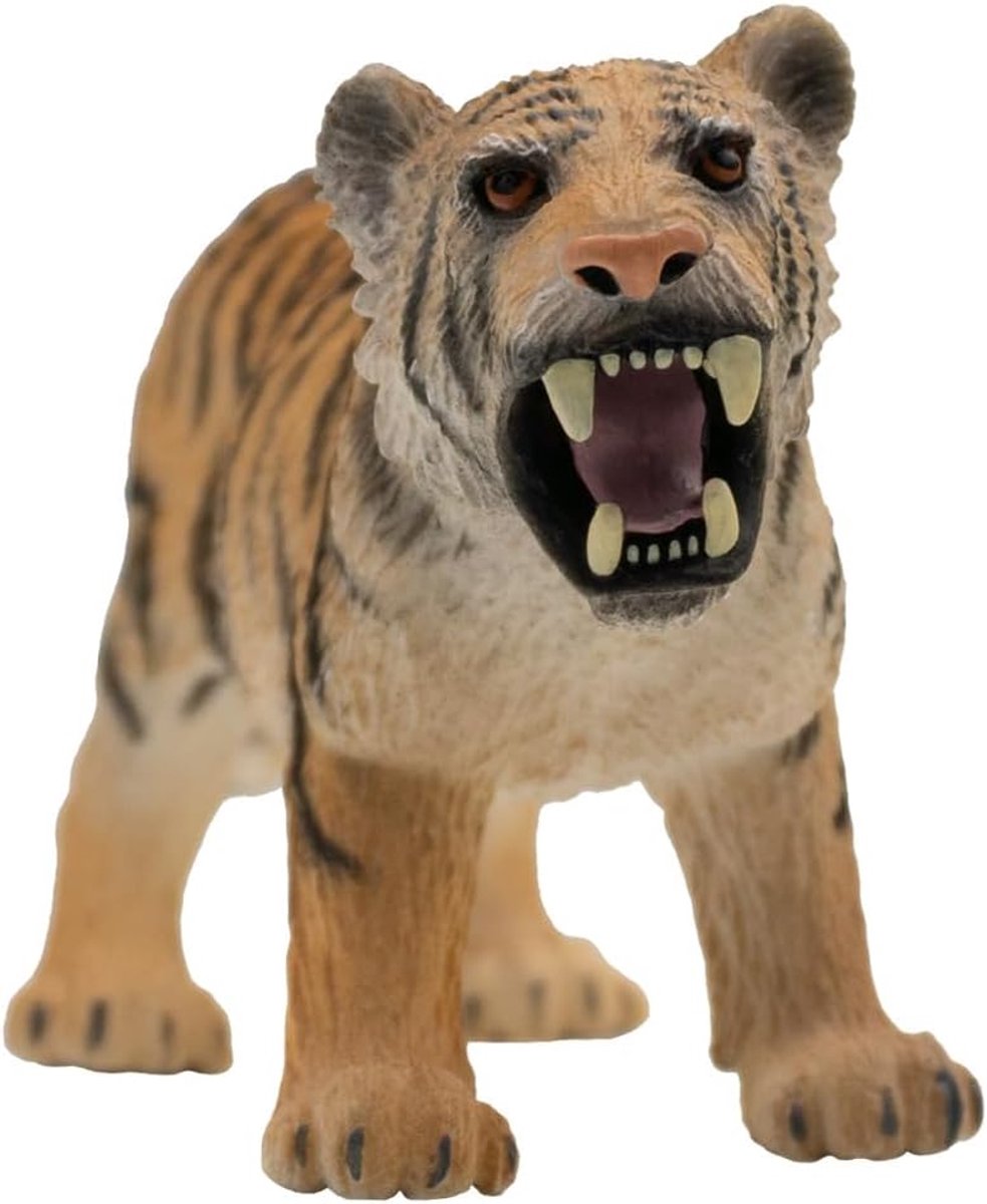 Bullyland 63683 – Speelfiguur Bruine Tijger – ca. 5,9cm – levensecht en detailrijk vormgegeven – ideaal als educatief speelfiguur, decoratie of klein cadeautje voor kinderen vanaf 3 jaar.