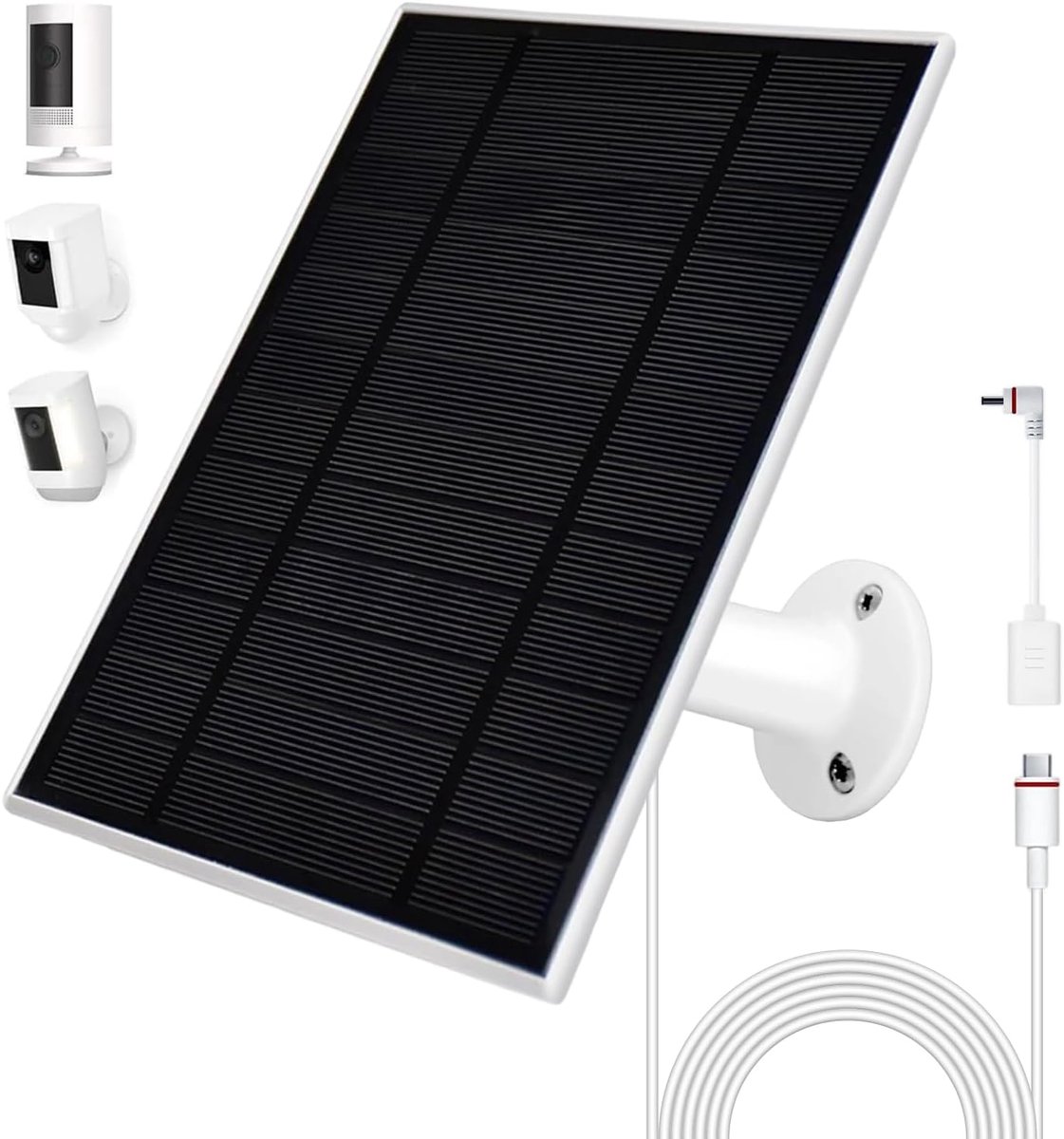 Zonnepaneel - Zonnelader - Camera Opladen - 360 Verstelbaar - 6W 3 Meter