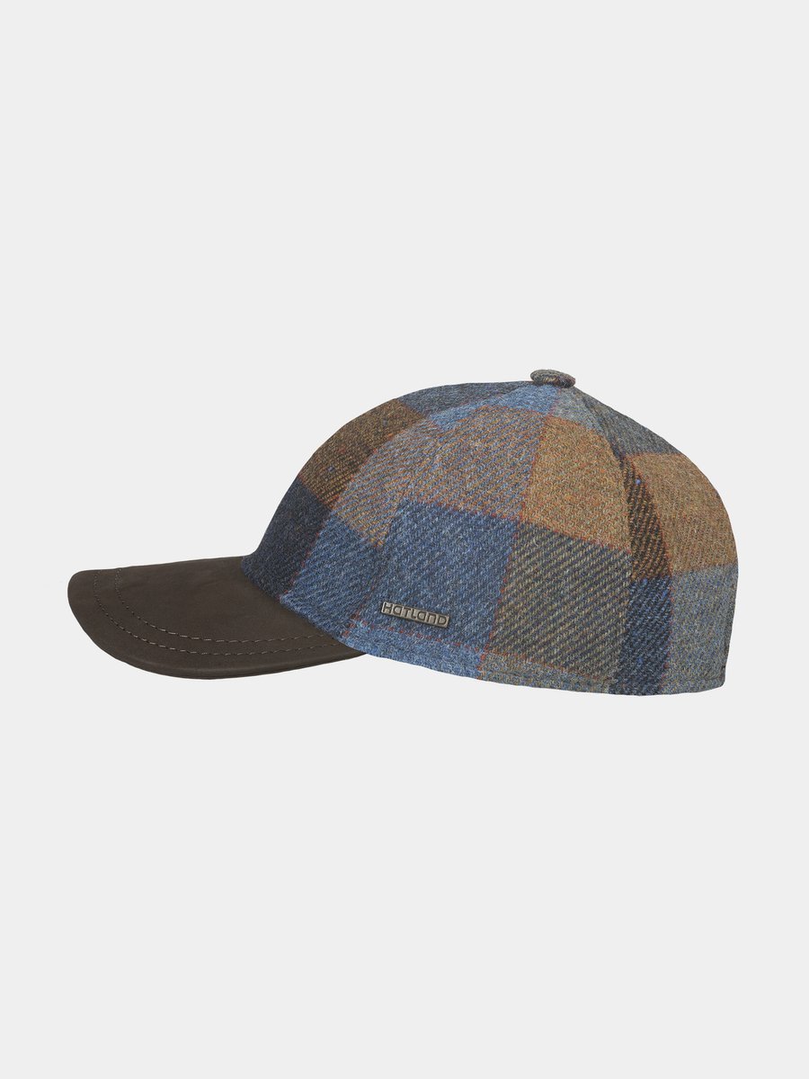 Eus - Wollen baseball cap - Marine blauw