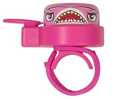 Bicycle Bell for Kids | Pink Shark | Crazy Safety | Colorful & Easy to Use