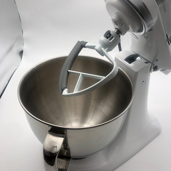 Beater geschikt voor KitchenAid staande mixers met kantelkop - geschikt voor KitchenAid K45SS, KSM1, KSM100, KSM110, KSM120, KSM15, KSM16, KSM75, KSM8, KSM90 van Merkloos — afbeelding 5