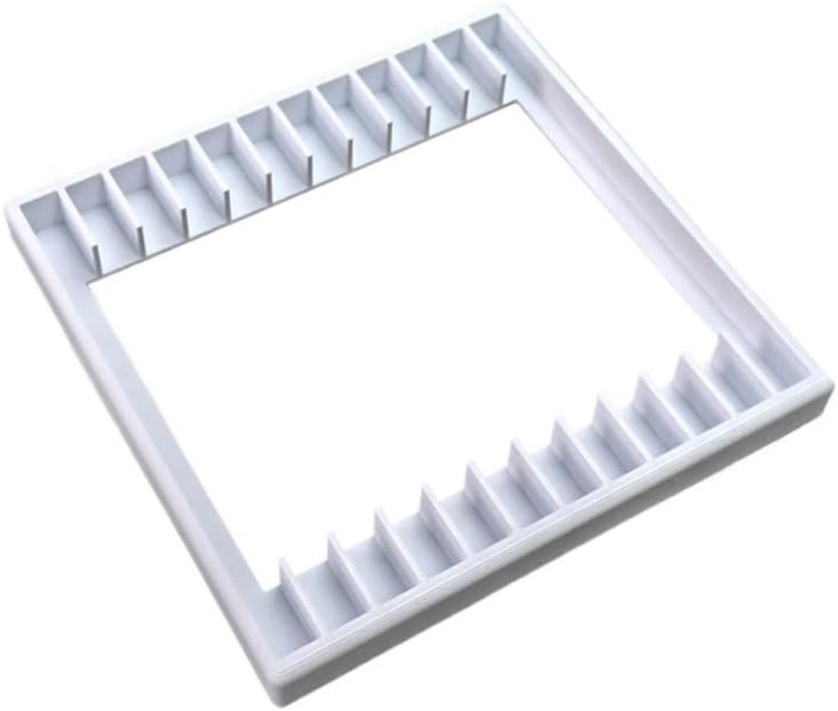 Cd-rek Desktop - Platenhouder - Thuis Kantoor - Ruimte Besparend Ontwerp - Max 12 Albums - Wit