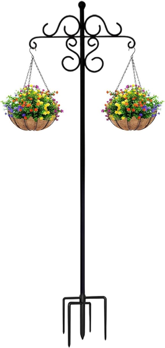Vogelvoederpaal - Voederstandaard Buiten - Achtertuin Observatie - Verstelbare Hoogte - 193 cm Hoog