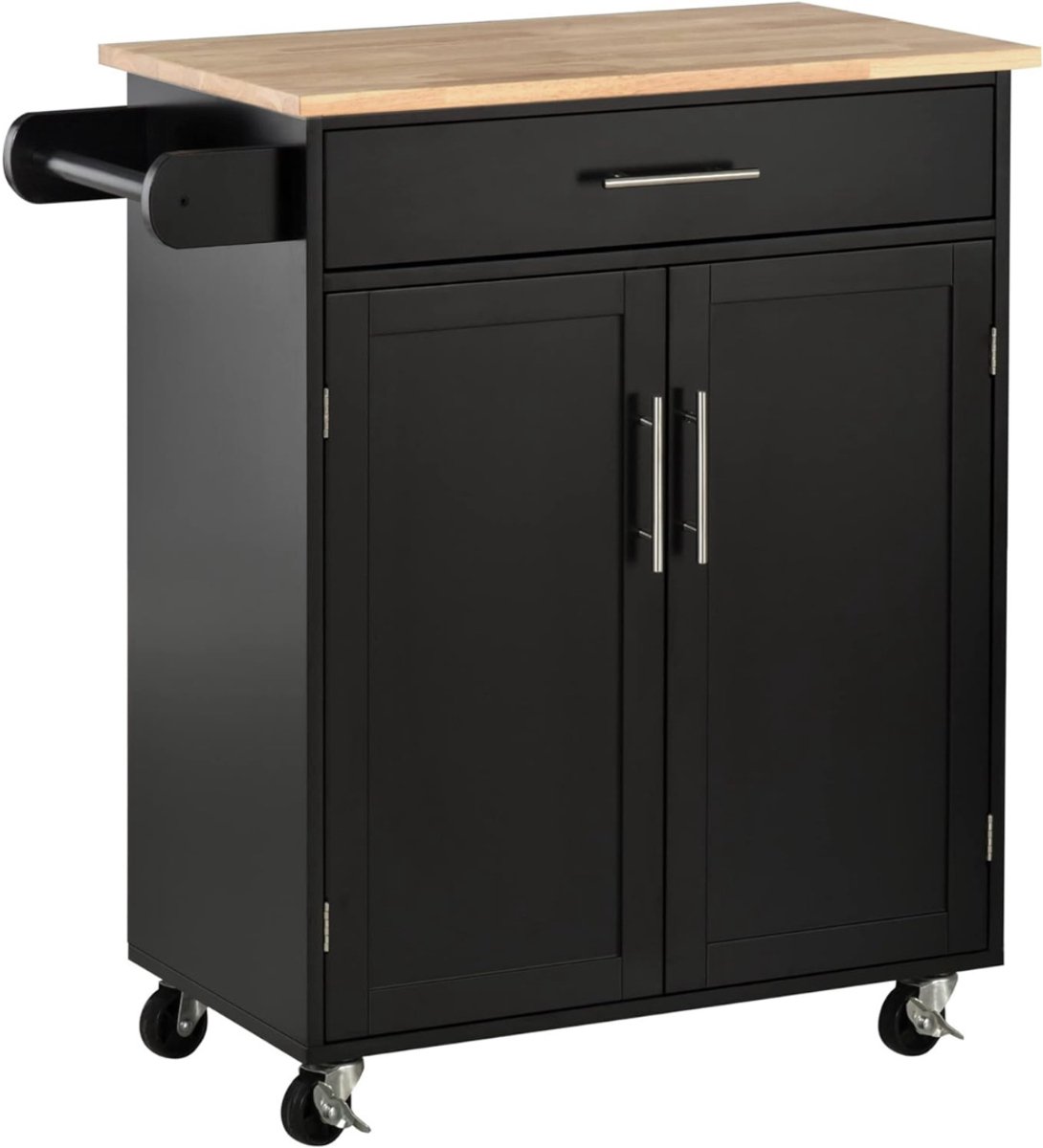 Core® Keukeneiland Verplaatsbaar - Keukeneiland - Kookeiland - Zwart - 45cm x 83cm x 92cm