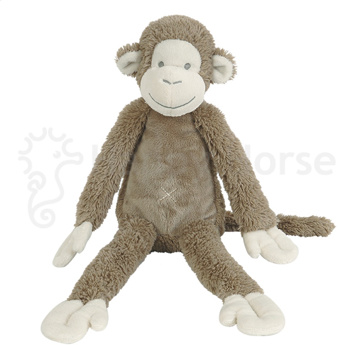 Happy Horse Aap Mickey Knuffel 32cm - Bruin - Baby knuffel — afbeelding 6