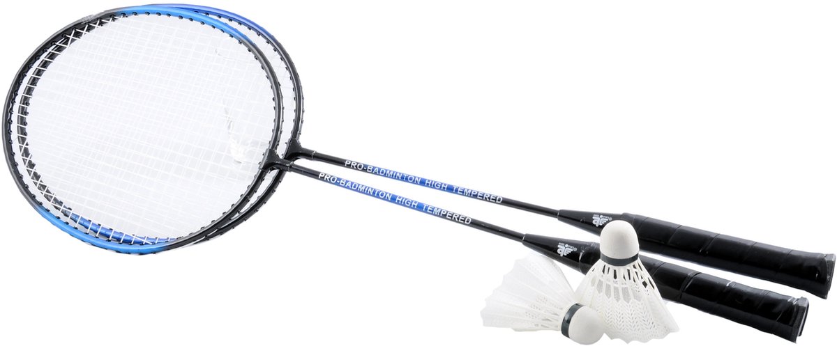 Badmintonset 2 Spelers – Inclusief 2 Rackets van Tempered Steel & 2 Shuttles – PVC Draaghoes – Outdoor & Indoor – Engelhart — afbeelding 9