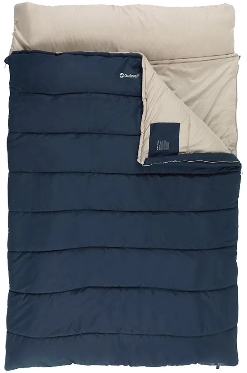 Outwell Contour Lux Double sac de couchage rectangulaire 2 personnes 145 x 220