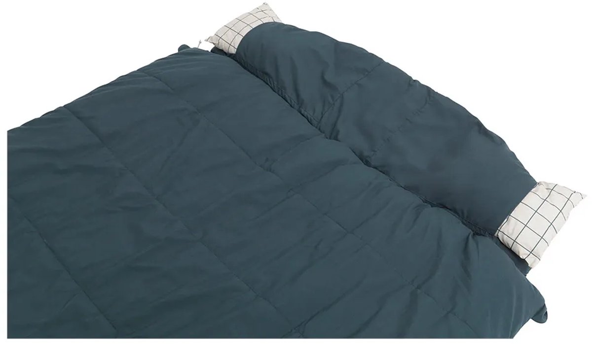 Outwell Camper Lux Double Slaapzak Grijs Long - Double Zipper