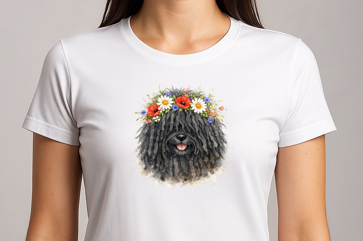 Baby Hondje - T Shirt - cute - kawaii - Gift - Cadeau - schattig - schattigdesign - liefdesign - pastelkunst - Funny