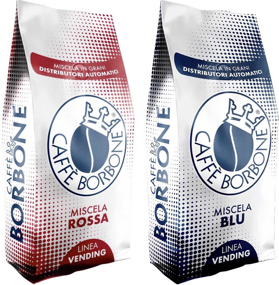 Borbone Linea Vending Miscela Blu en Miscela Rossa - Multipack - Koffiebonen - 2kg (2x1kg)