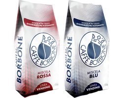 Borbone Linea Vending Miscela Blu en Miscela Rossa - Multipack - Koffiebonen - 2kg (2x1kg)