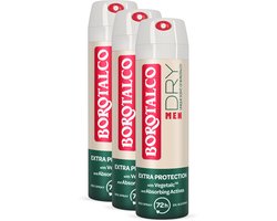 Borotalco Deo Men Original Scent Dry Spray 3x150ml