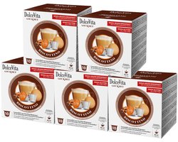 Dolce Vita Gourmet Biscottino - Multipack - 50 (5x10) Koffiecups Compatibel met Nespresso Coffee Machine