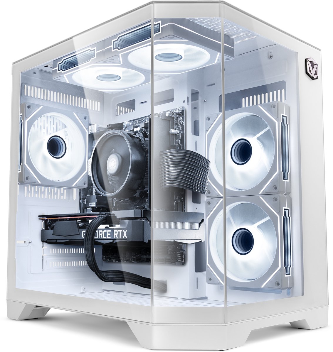 Vibox Gaming PC - Ryzen 5 5500 - RTX 5060 - 16GB RAM - 1TB SSD - Windows 11 - WiFi 6 + Bluetooth 5.4