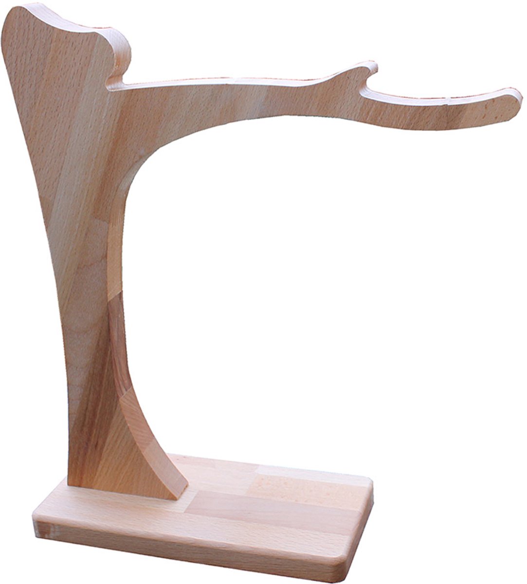 Luxe Houten Worsthanger - Boomvormig Droogrek & Presentatierek voor Droge Worst - Geolied Beukenhout - 38 x 35 x 18cm