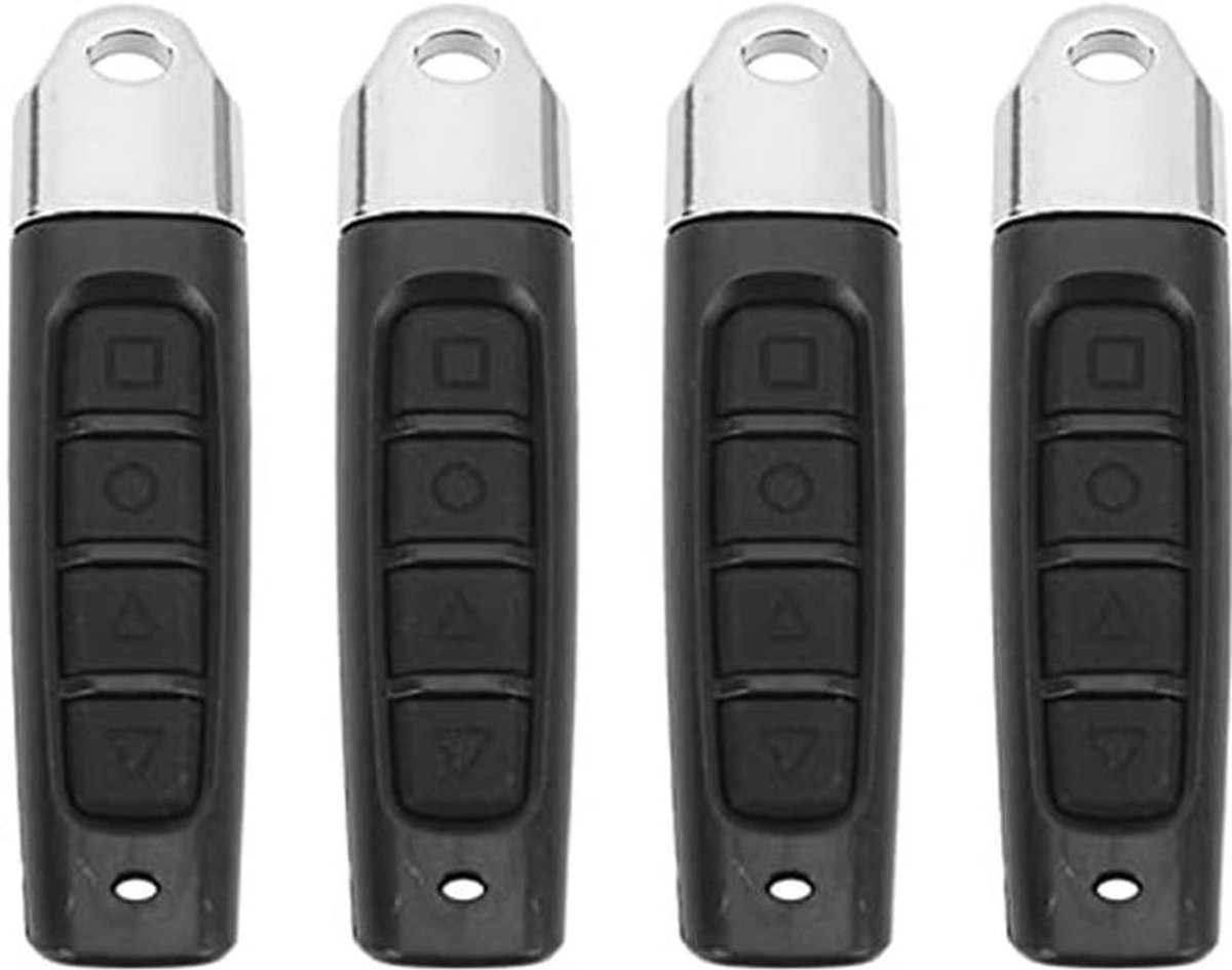 Afstandsbediening Sleutelhanger - 4 Pack 4 Kanaals Garage Deur Afstandsbediening voor Auto