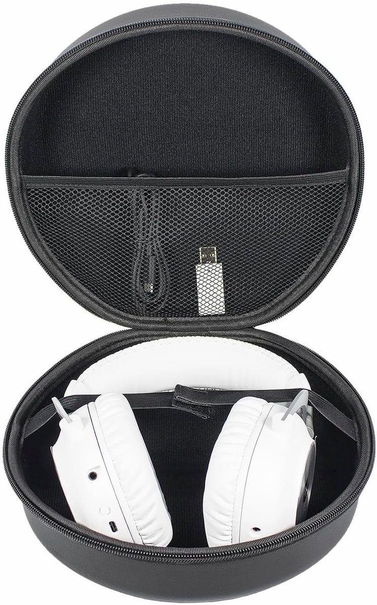 Duurzame Hard Travel Case voor Hoofdtelefoons, Bescherming en Opbergruimte - Zwart YC80079