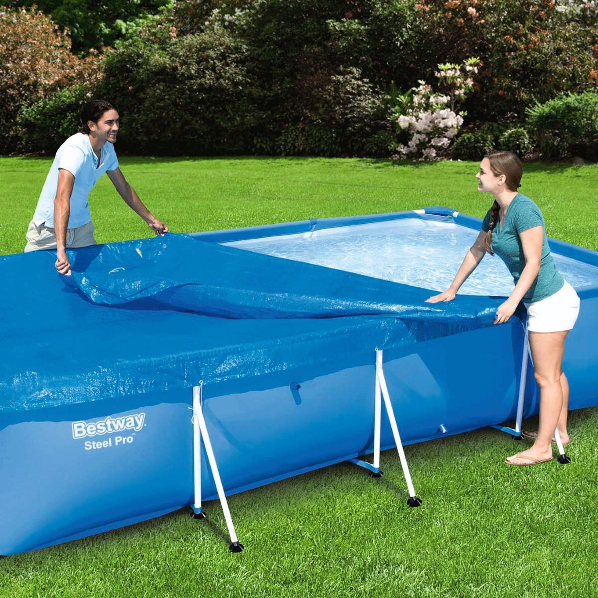 Bestway Afdekzeil 400 x 211 cm Framepool