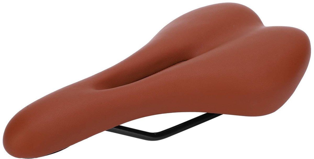 Dailygoods - Mountainbikezadel - Dikker Fietszadel - Schokbestendig en Comfortabel - Geschikt voor Racefietsen en Mountainbikes - Fietszadel met Hol M