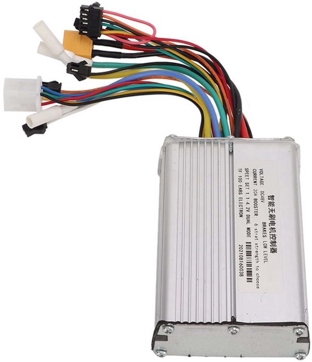 Elektrische scootercontroller, gevoelige betrouwbare warmteafvoer 48V 20A motorcontroller voor KUGOO M4 2-wielig type