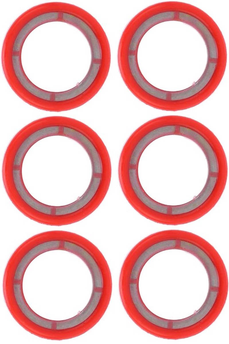 Afvoer Plug Seal Wasmachine, 26‑830749 Rubber Coated Roestvrije Versnellingsbak Afvoerstekker Pakking Praktisch 6pcs Wegwerp voor 3/8 16 Vulschroefgaten