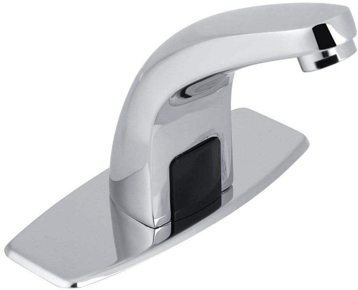 Dailygoods - Automatische Infraroodsensorkraan - Handwastafelkraan - Energiezuinig en hygiënisch - Zilver - Keuken en badkamer - Innovatief ontwerp -