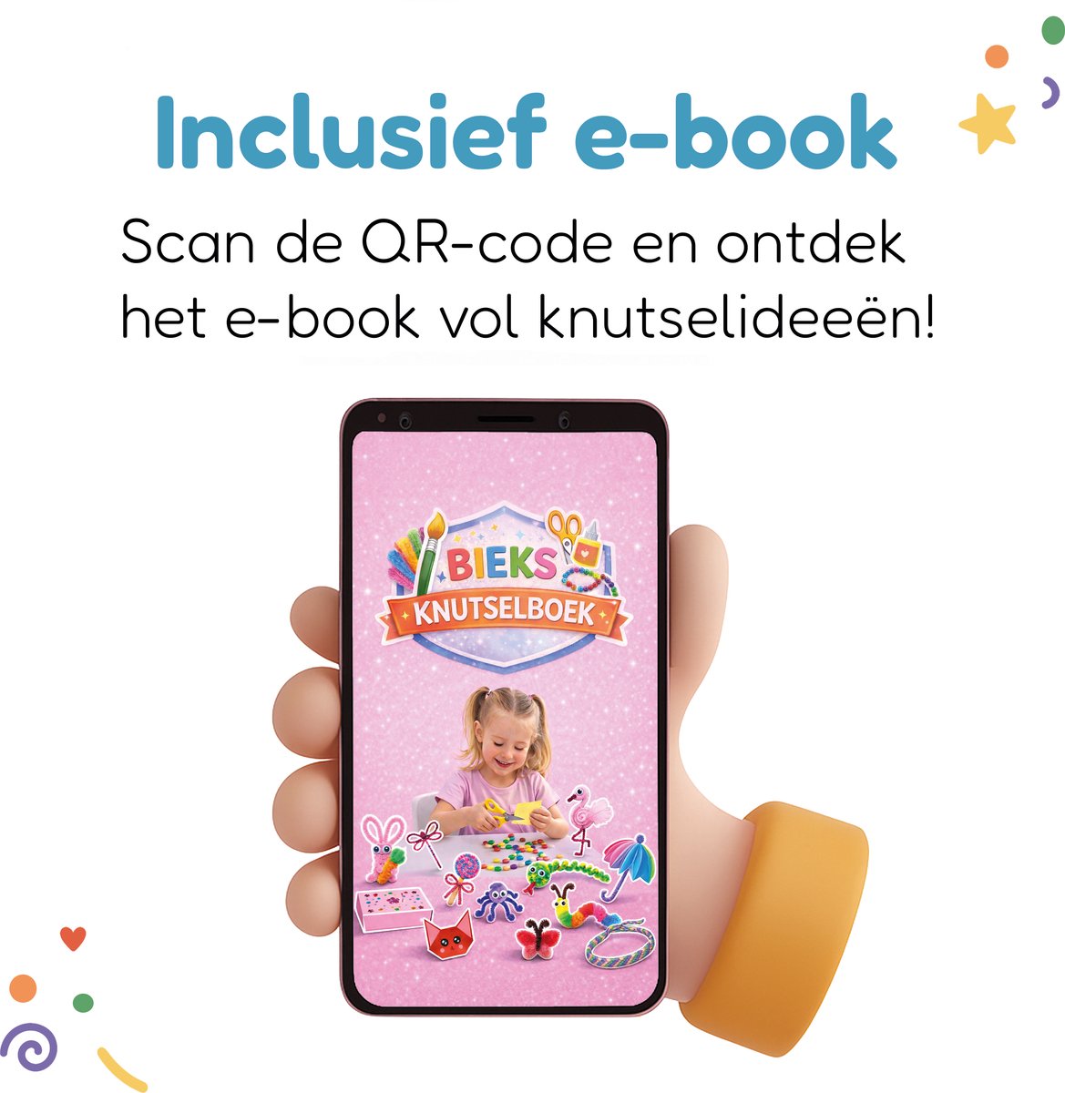 Knutselkoffer XXL BIEK20® Blauw - Inclusief E-Book - Knutselpakket - Knutselen Jongens - Creatief Speelgoed - Knutseldoos - Knutselset - Knutselen voor Kinderen — afbeelding 2