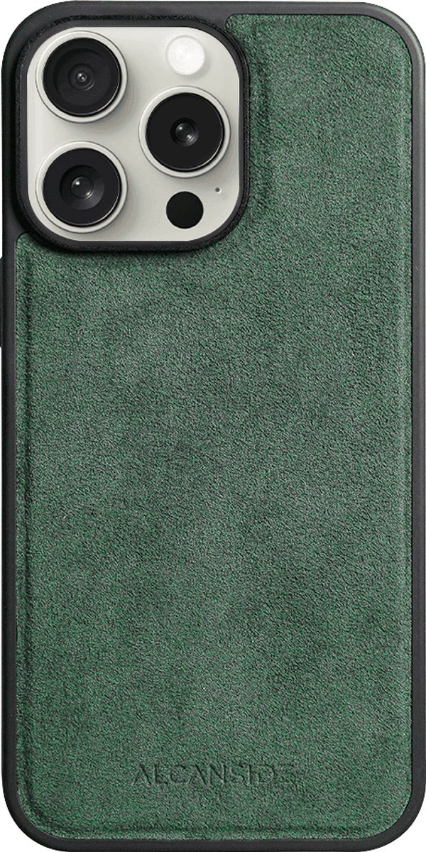 iPhone 16 Pro Max - Alcantara Back Cover - Midnight Green