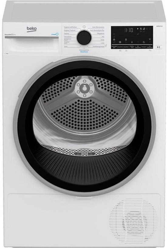 Beko B7T89209 | Warmtepompdroger | 9 kg | A label | Taaldisplay Duits