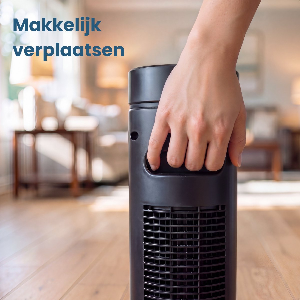 Auronic Torenventilator - Met Afstandsbediening en Timer - Ventilator - 60° Oscillatie - 76 cm - Zwart — afbeelding 8