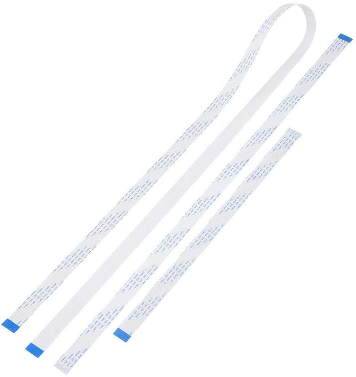 Dailygoods - Camera Module Kabel - 15 Pin Flexibele Kabel - 30 cm 50 cm 100 cm - 3 Stuks - USB-kabel - Geschikt voor camera's - Flexibele platte k...
